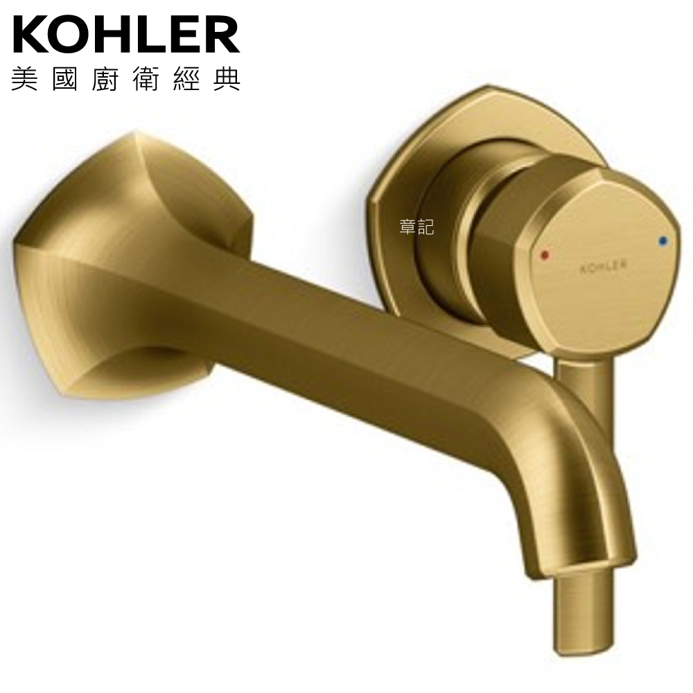 KOHLER Occasion 臉盆龍頭(摩登金) K-EX27102T-4-2MB  |面盆 . 浴櫃|面盆龍頭