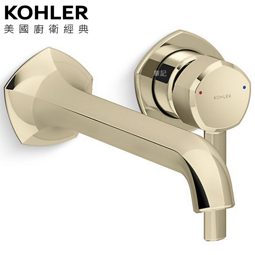 KOHLER Occasion 臉盆龍頭(法蘭金) K-EX27102T-4-AF  |浴缸|按摩浴缸