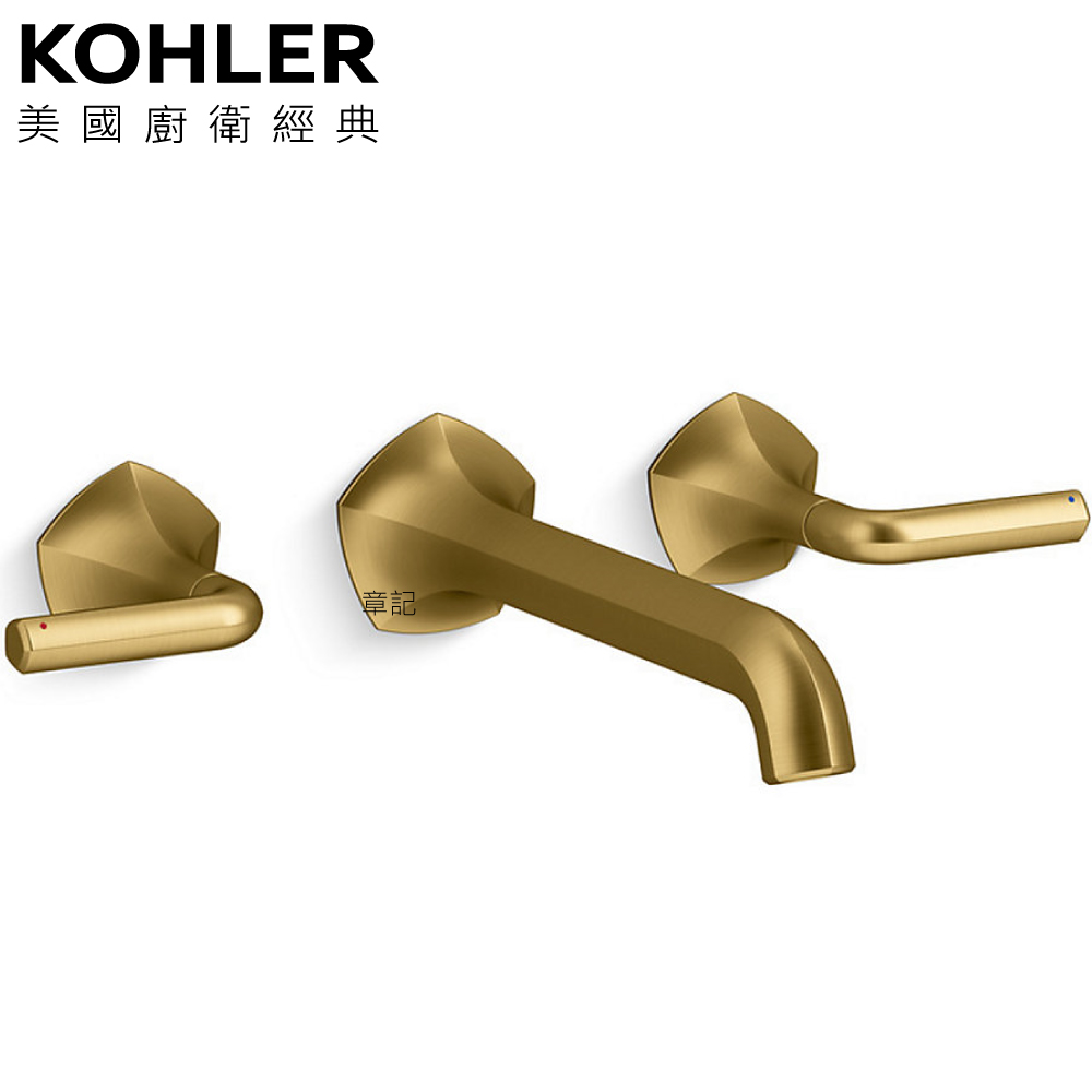 KOHLER Occasion 臉盆龍頭(摩登金) K-EX27103T-4-2MB 