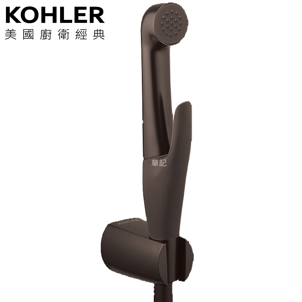 ★ 設計趨勢優惠 ★ KOHLER Luxe 衛生沖洗器(原質黑) K-R77364T-2BL  |面盆 . 浴櫃|檯面盆
