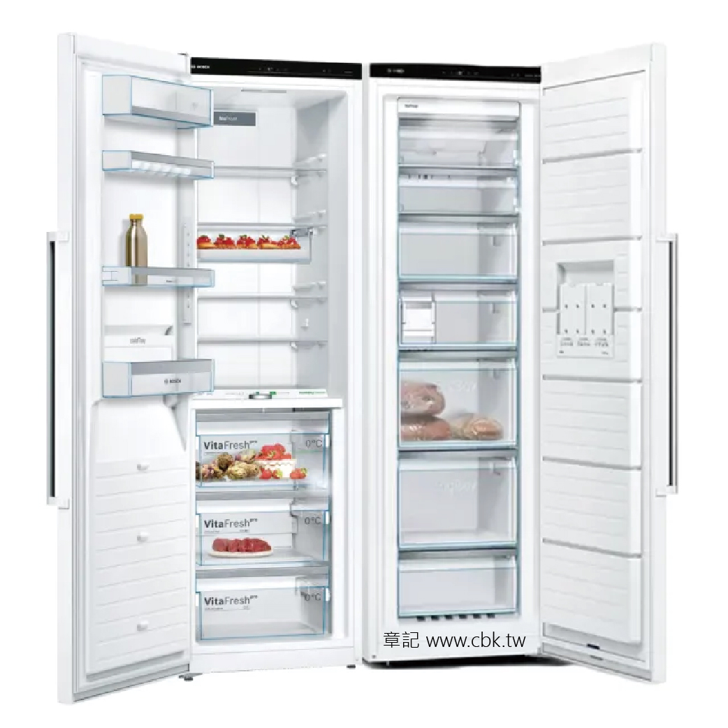 BOSCH 獨立對開式冰箱 KAF95PW33D 【全省免運費宅配到府】  |廚房家電|冰箱、紅酒櫃