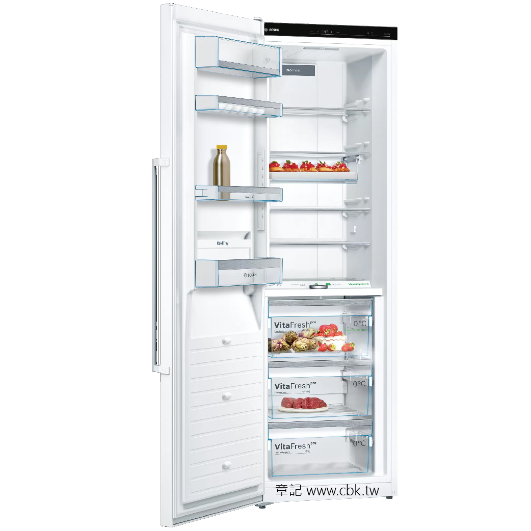 BOSCH 獨立式全冷藏冰箱 KSF36PW33D 【全省免運費宅配到府】  |廚房家電|冰箱、紅酒櫃