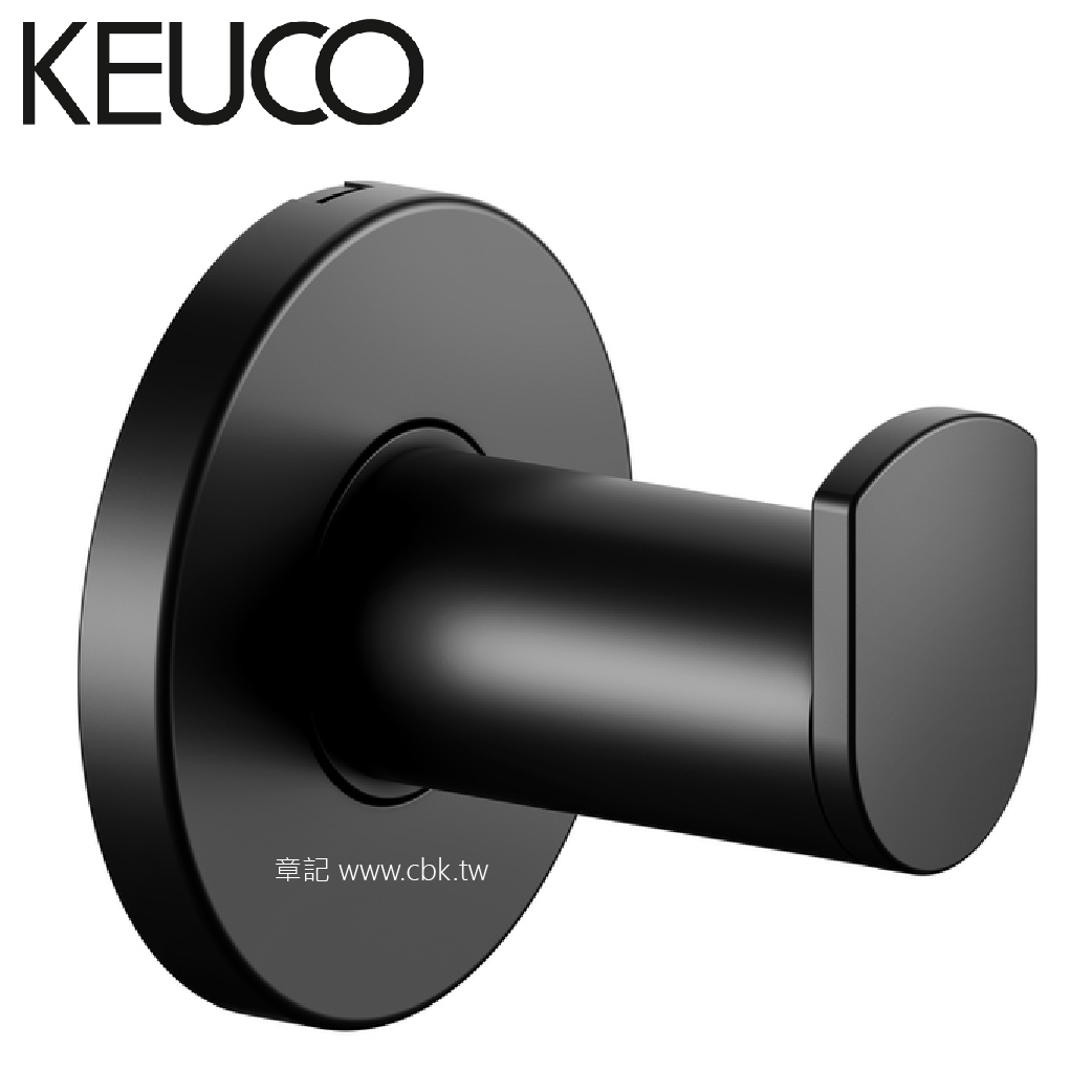 德國KEUCO衣鉤(Black Selection PLAN系列) KU14914370000  |浴室配件|馬桶刷架