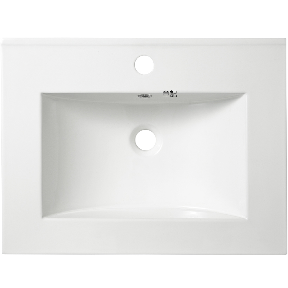 電光牌(TENCO)一體式檯面盆(60cm) L-1716B  |面盆 . 浴櫃|檯面盆