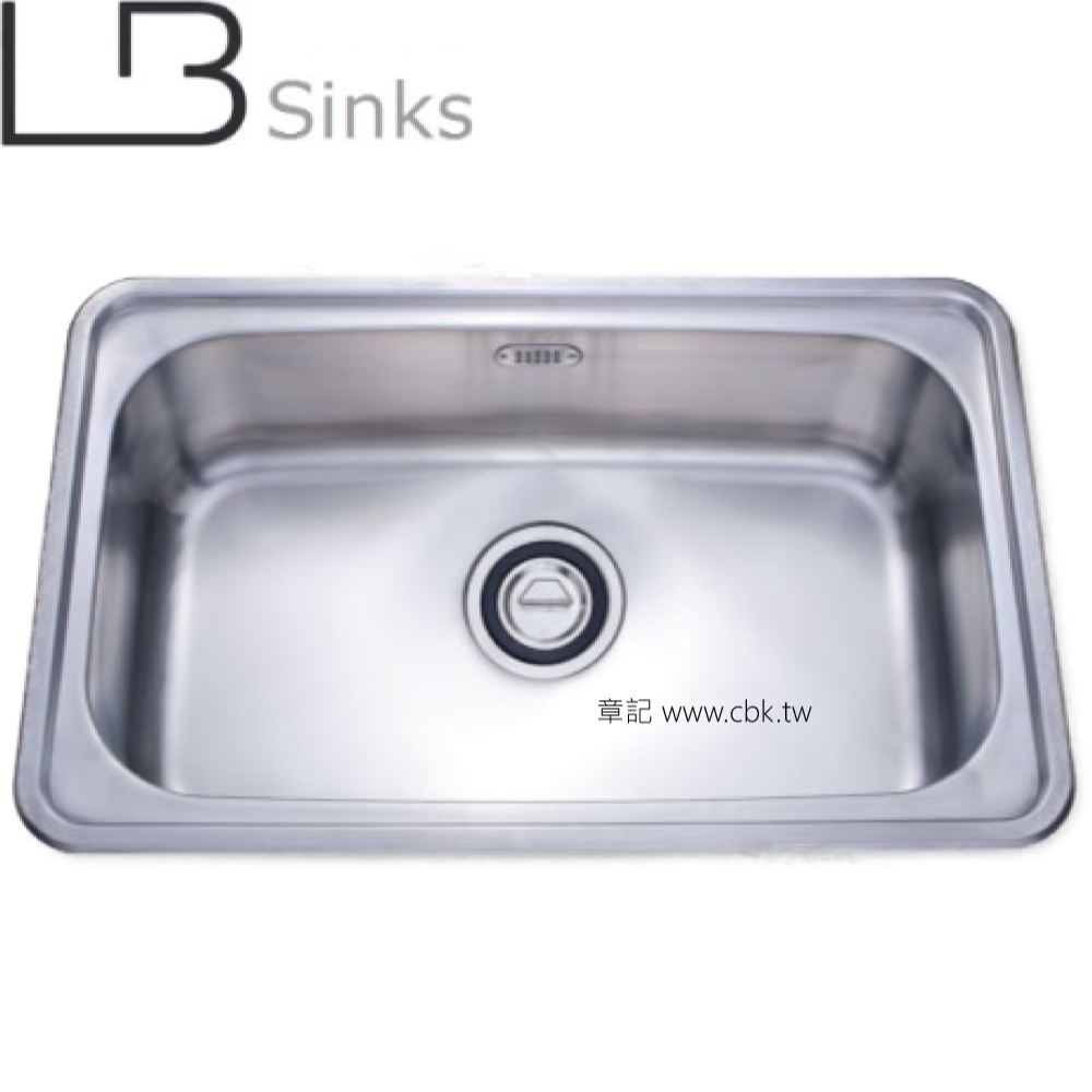 LB 不鏽鋼亮面水槽(76x50cm) LB003  |廚具及配件|水槽