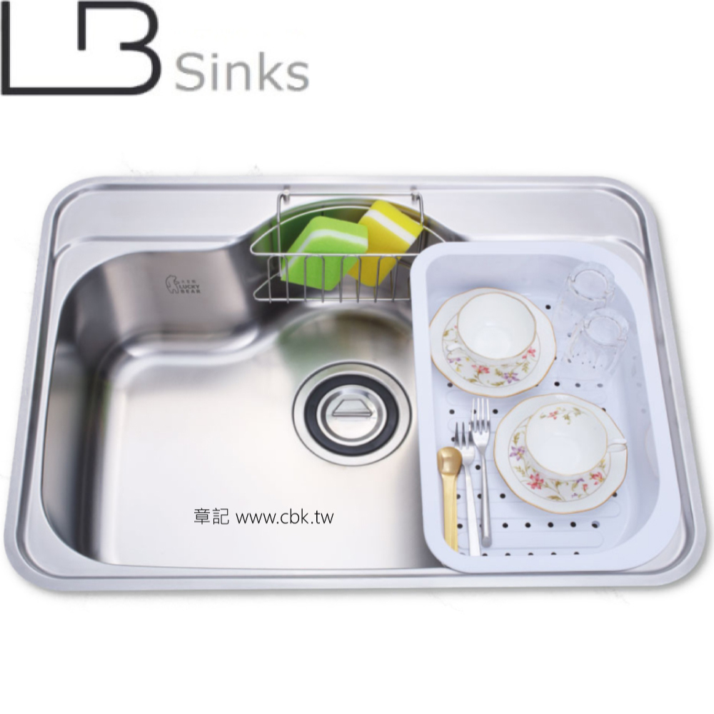 LB 不鏽鋼柔絲面水槽(70x51cm) LB101B_MD  |廚具及配件|水槽