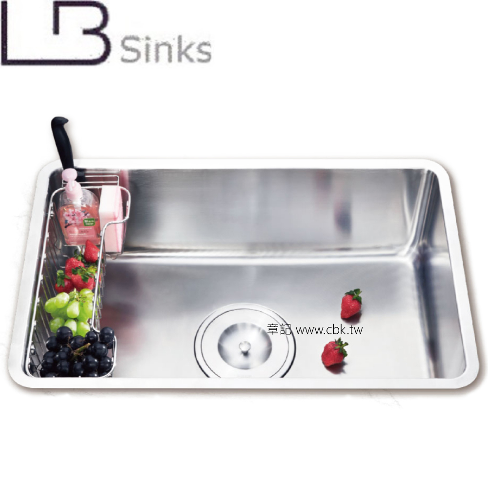 LB 歐式手工方形單槽(74x45cm) LB167  |廚具及配件|水槽