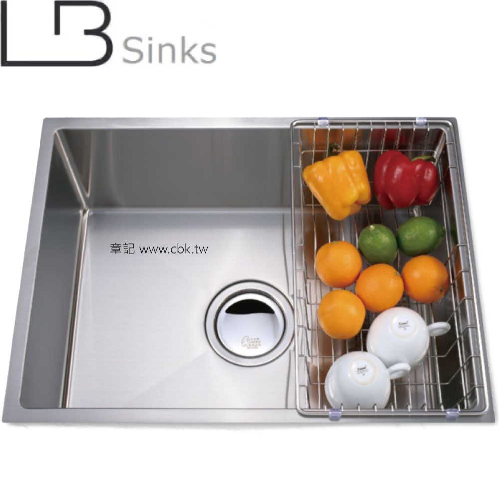 LB 歐式手工方形單槽(62x46cm) LB9462  |廚具及配件|水槽