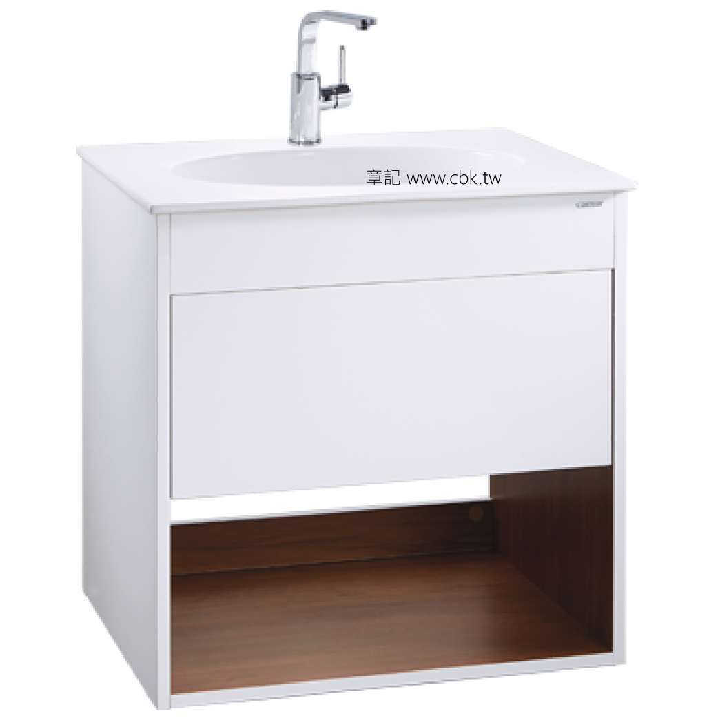 凱撒(CAESAR)精緻面盆浴櫃組(60cm) LF5024_EH15024DDP  |面盆 . 浴櫃|浴櫃