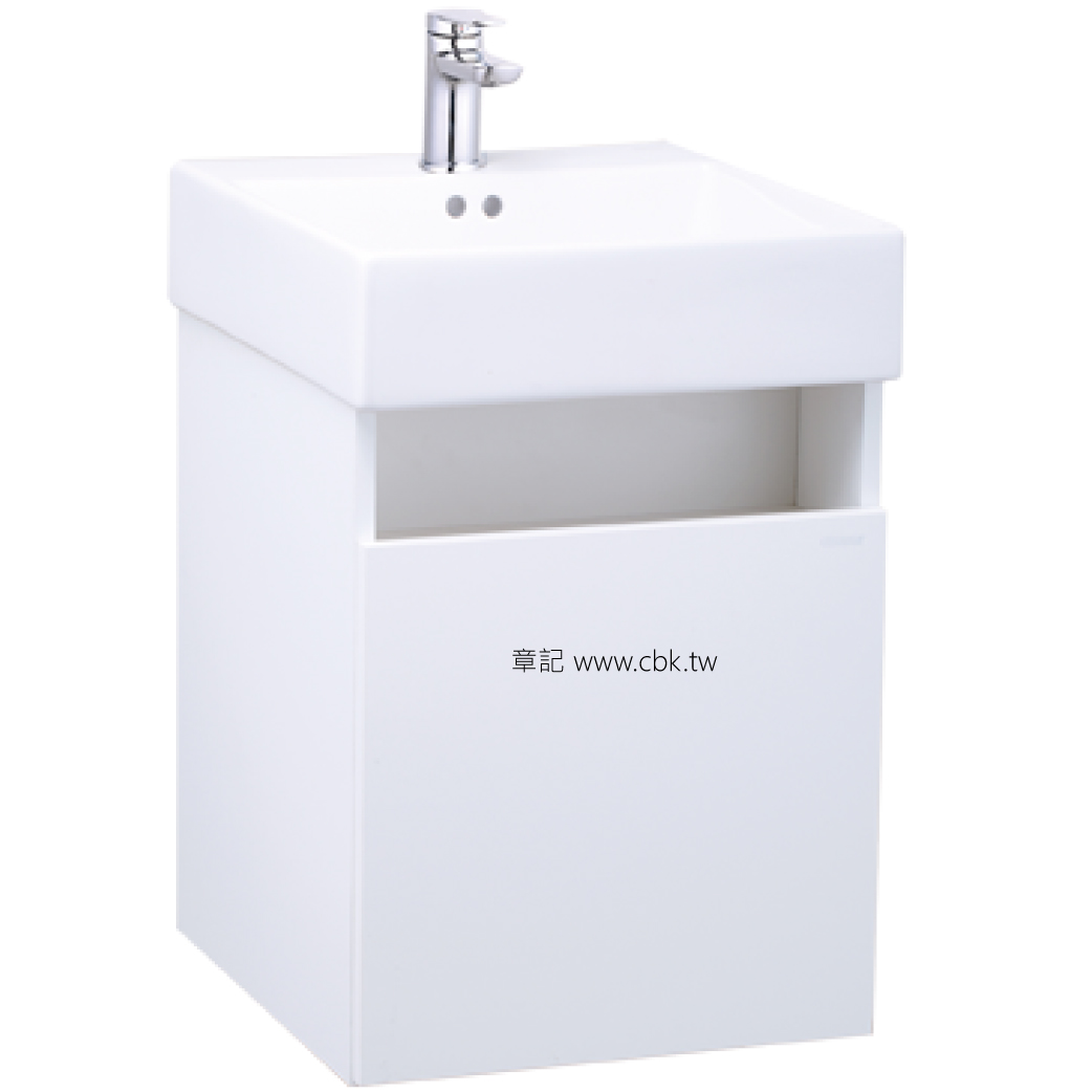 凱撒(CAESAR)精緻面盆浴櫃組(42cm) LF5261_EH15261AP  |面盆 . 浴櫃|浴櫃