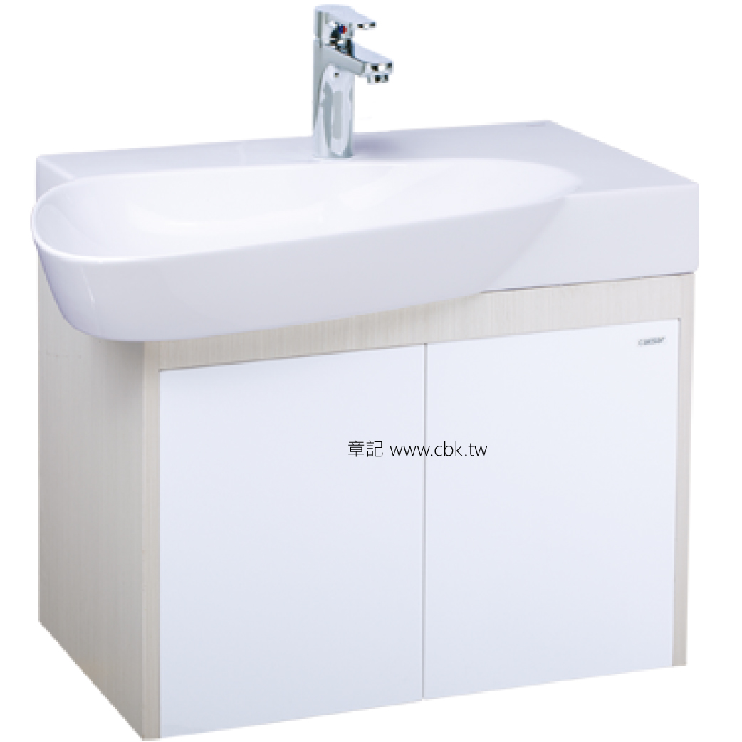 凱撒(CAESAR)精緻面盆浴櫃組(75cm) LF5362_EH05362AD  |面盆 . 浴櫃|檯面盆