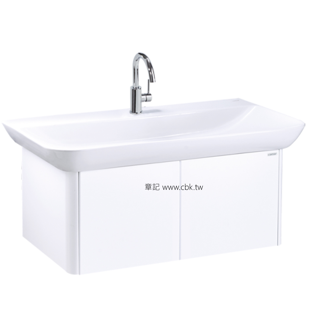 凱撒(CAESAR)精緻面盆浴櫃組(90cm) LF5376_EH05376A  |面盆 . 浴櫃|浴櫃