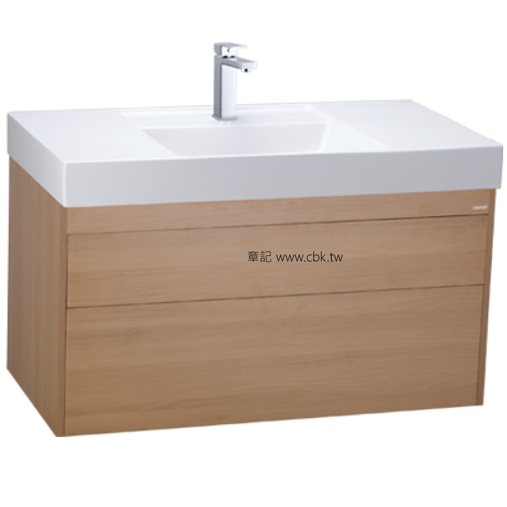 凱撒(CAESAR)精緻面盆浴櫃組(100cm) LF5386_EH05386DW  |面盆 . 浴櫃|浴櫃