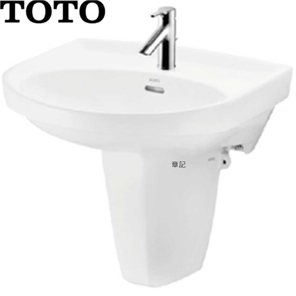 TOTO 瓷腳面盆(56cm) LW250CGU_LW220HFG 