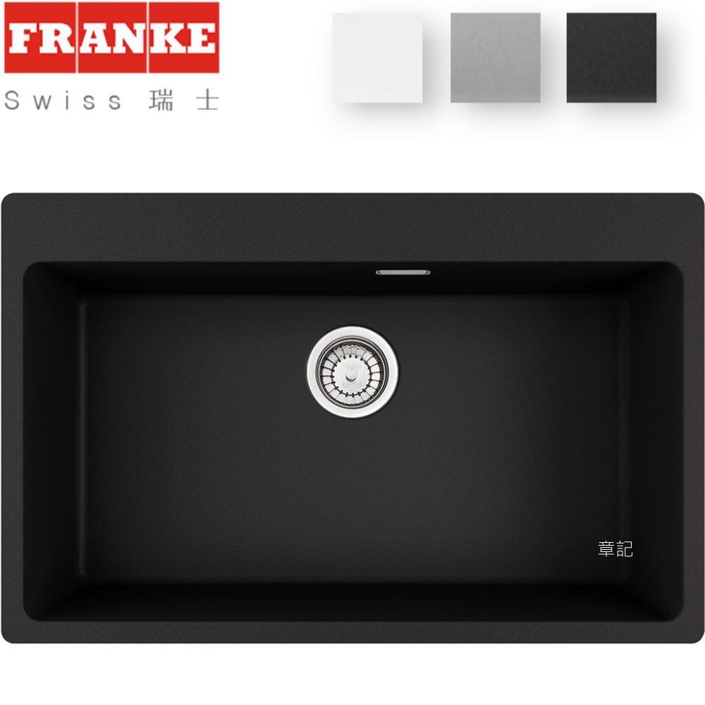 <僅剩白色> FRANKE 結晶石水槽(78x50cm) MRG_610-73T 
