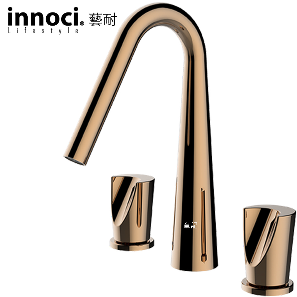 innoci藝耐 三件式臉盆龍頭(玫瑰金) NF22370RG