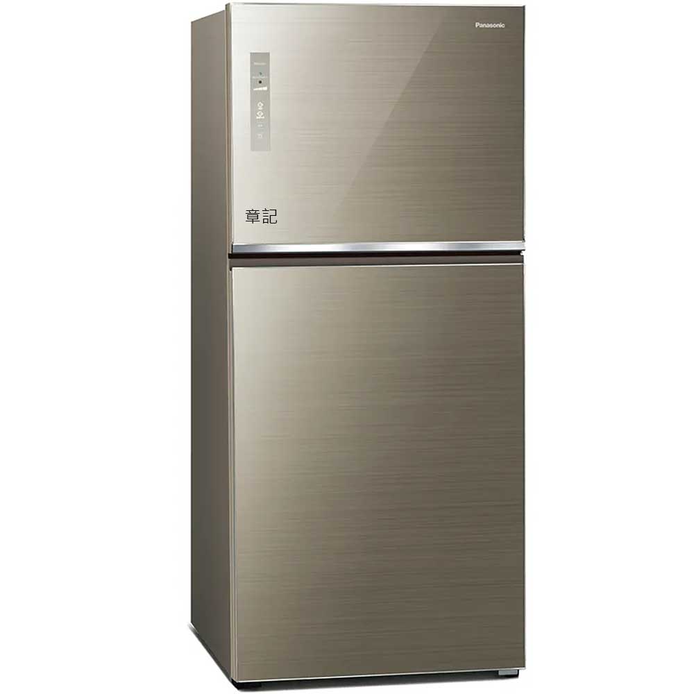 Panasonic 無邊框玻璃電冰箱(翡翠金) NR-B651TG-N