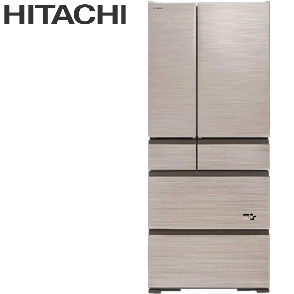 HITACHI 日立六門鋼板獨立式冰箱(星燦金) R-TSF62WJ-CNX【全省免運費宅配到府+標準安裝】 