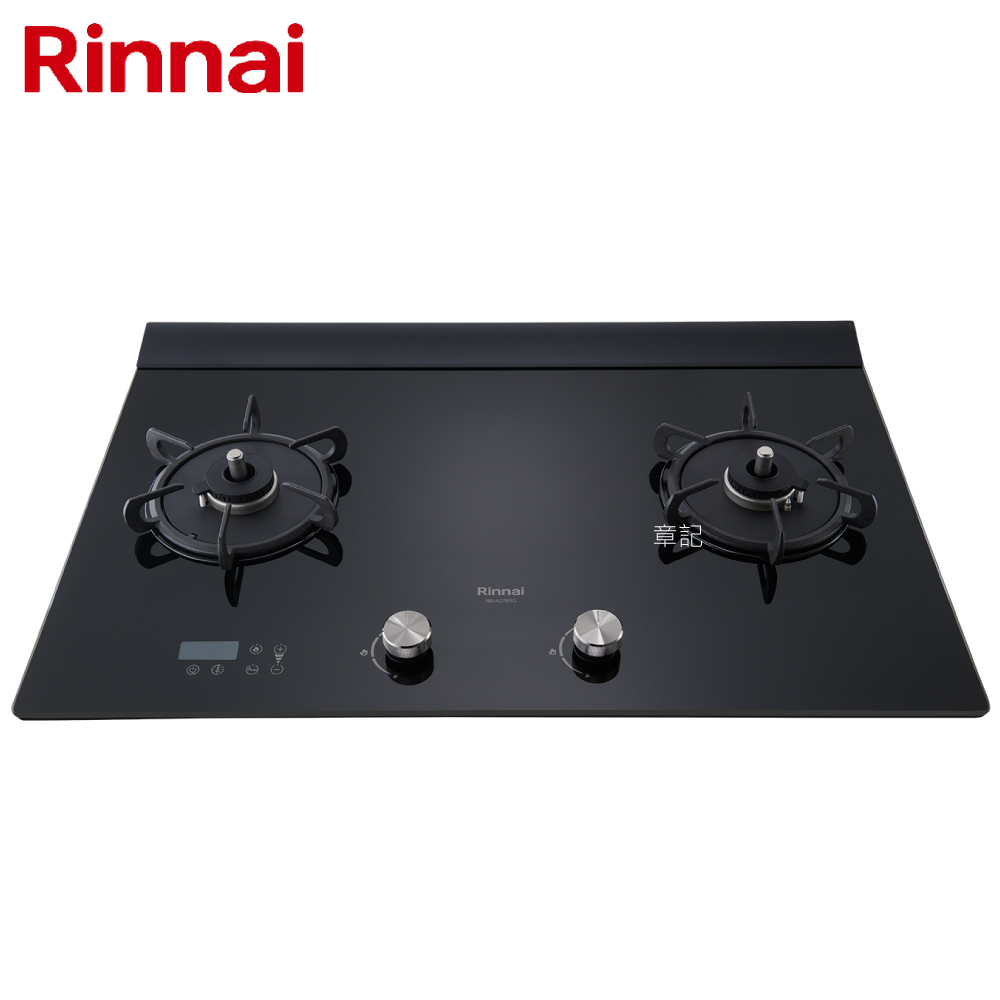 林內牌(Rinnai)檯面式緻溫玻璃雙口爐 RB-A2760G(B)【送免費標準安裝】 