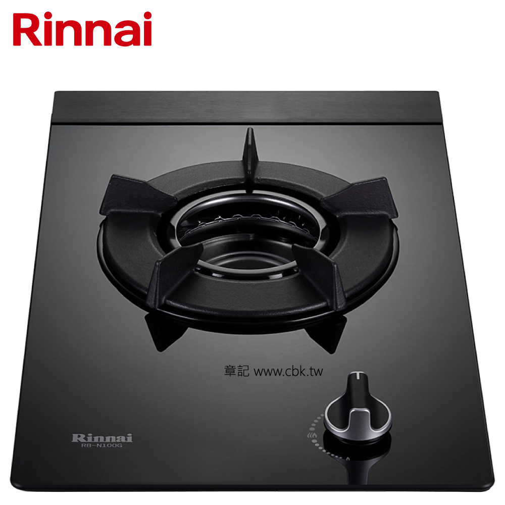 林內牌(Rinnai)檯面式內焰單口爐 RB-N100G 【送免費標準安裝】 