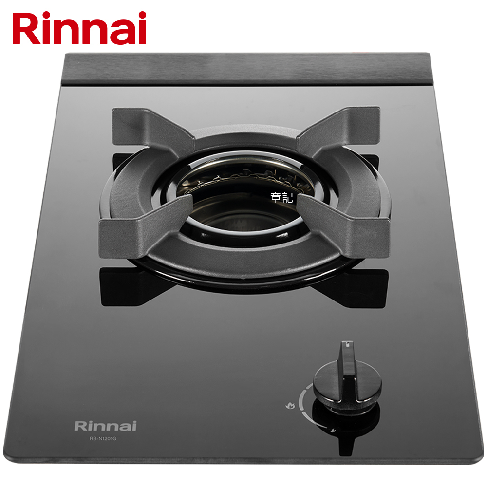 林內牌(Rinnai)檯面式內焰單口爐 RB-N1201G(B)【送免費標準安裝】