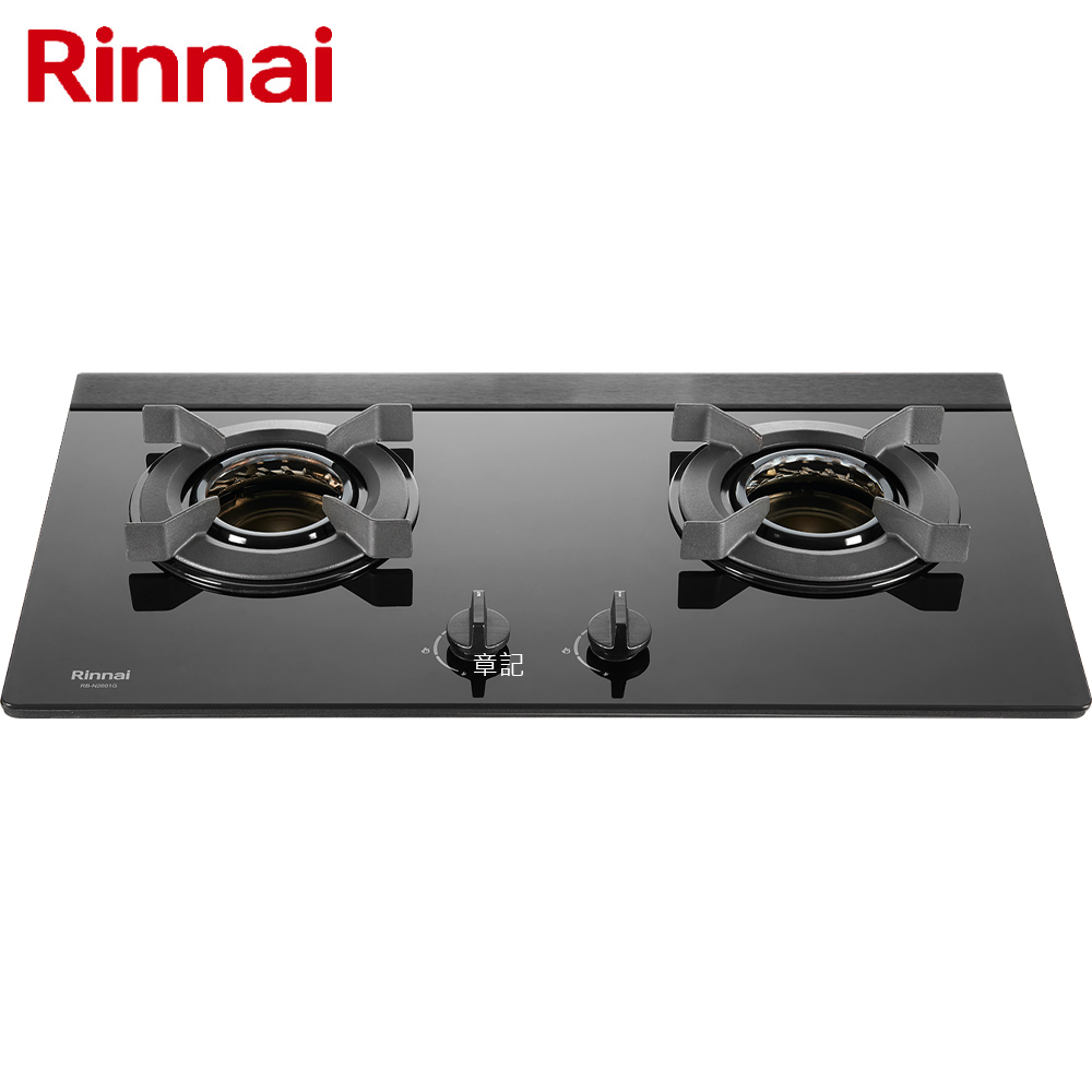 林內牌(Rinnai)檯面式內焰玻璃雙口爐 RB-N2601G(B)【送免費標準安裝】