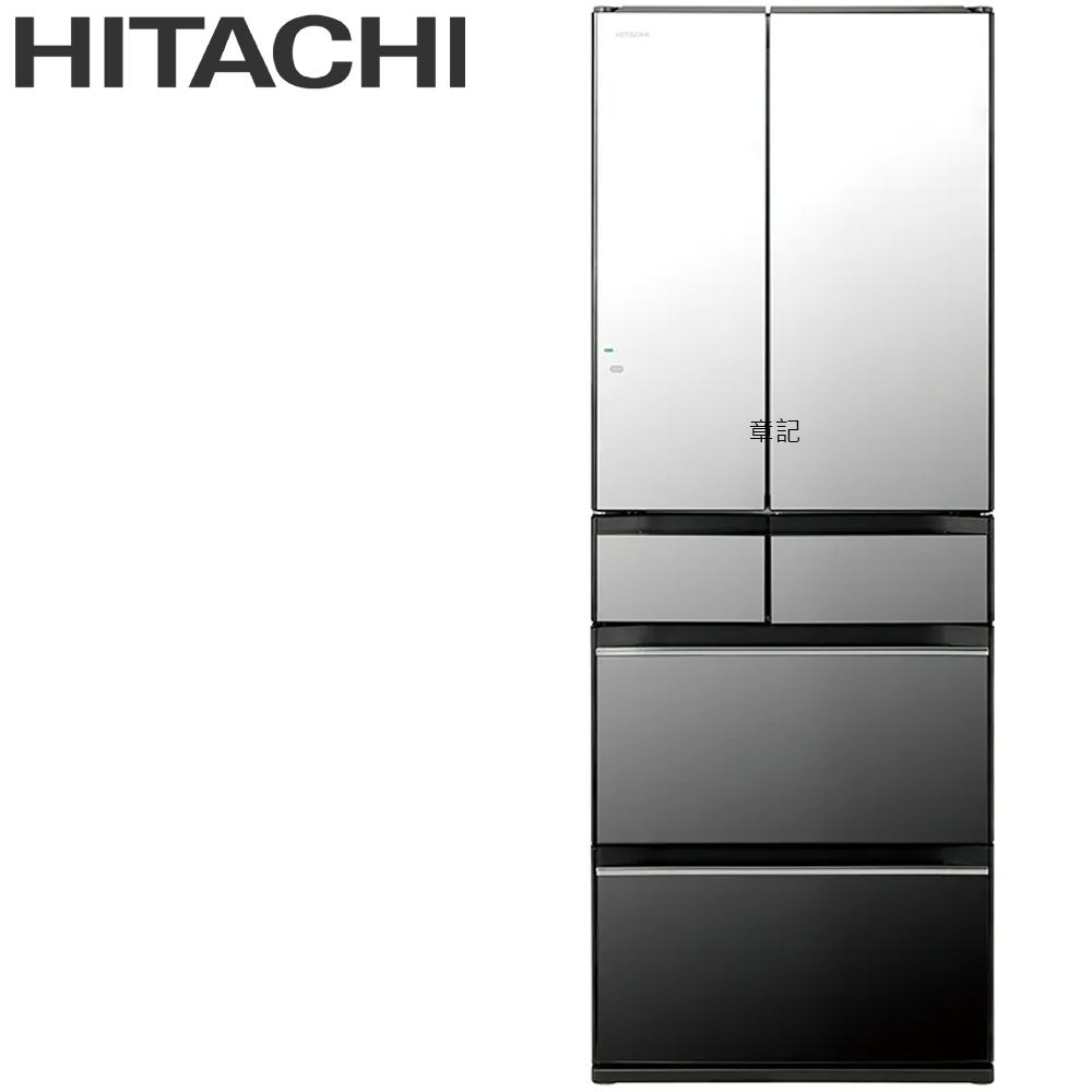 HITACHI日立獨立式冰箱(琉璃鏡) RHW620RJ-X【全省免運費宅配到府+標準安裝】 