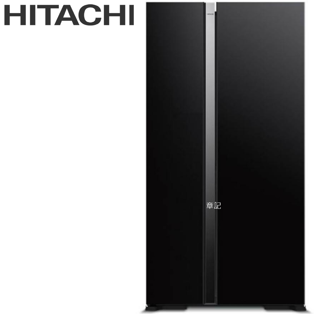 HITACHI日立獨立式冰箱(琉璃黑) RS600PTW-GBK【全省免運費宅配到府+標準安裝】 