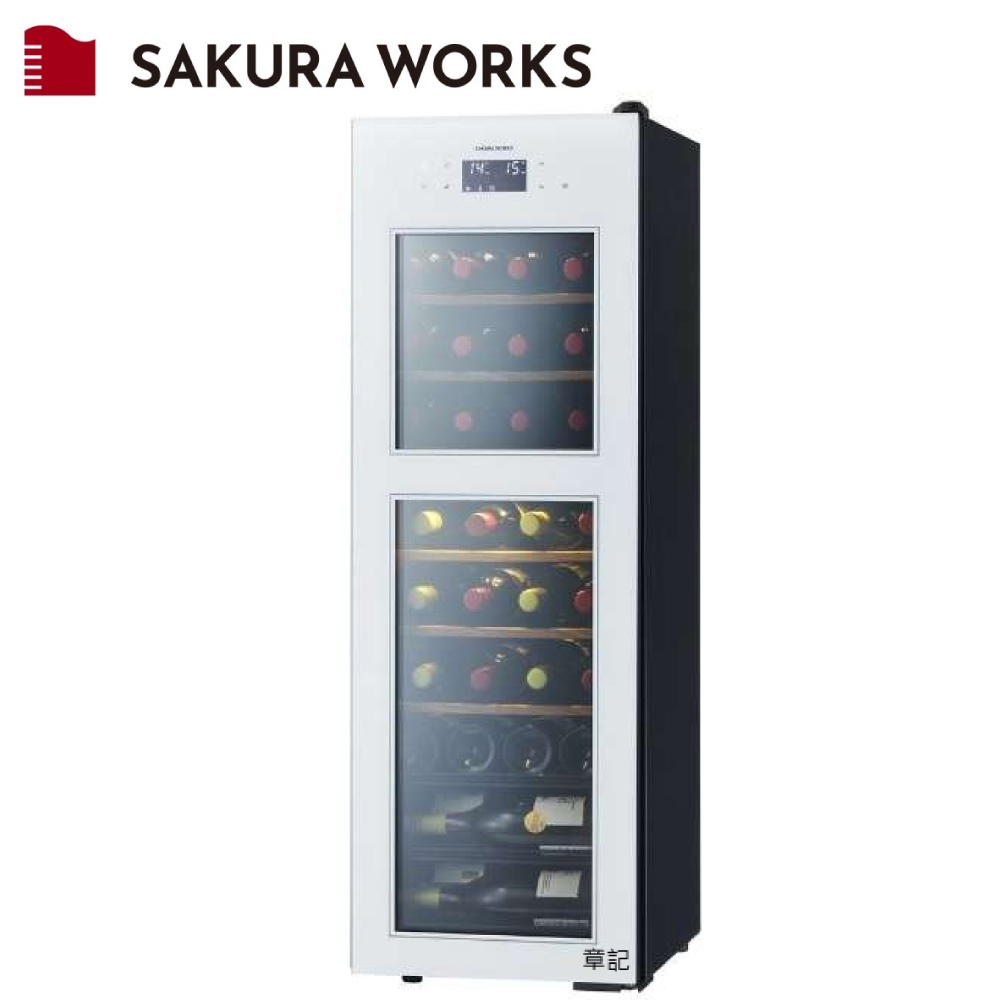 SAKURA WORKS ZERO Advanced系列雙溫酒櫃 SA38-W【全省免運費宅配到府】  |廚房家電|冰箱、紅酒櫃