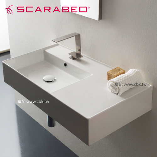 SCARABEO Teorema 2.0 壁掛式面盆(80cm) SB-5115-WHT 