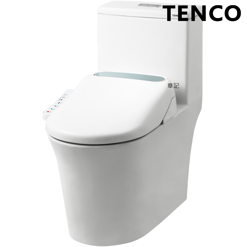 電光牌(TENCO)二段式單體馬桶附潔屁電腦馬桶座 SC5964A-TE8