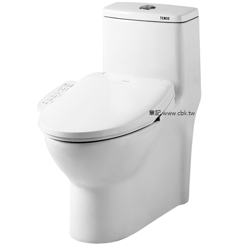 電光牌(TENCO)二段式單體馬桶附潔屁電腦馬桶座 SC5965A-TE6  |馬桶|馬桶蓋