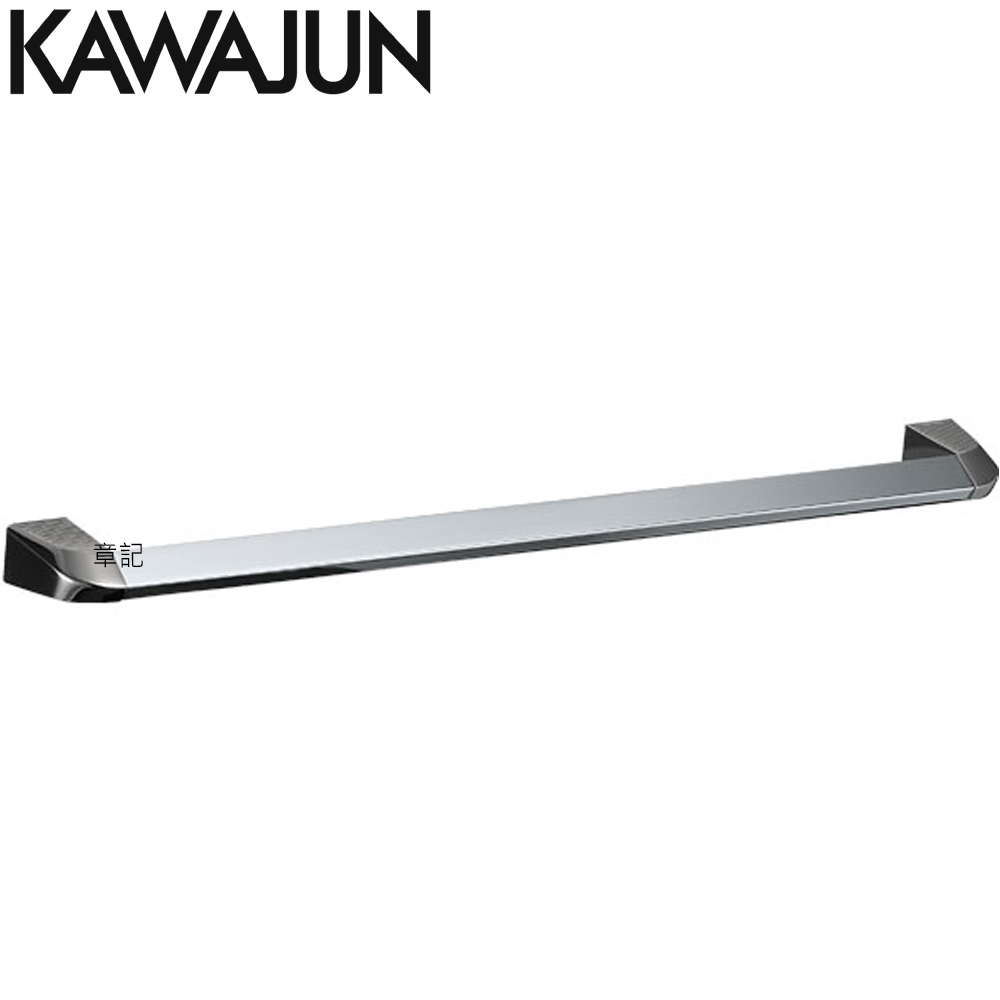 KAWAJUN 毛巾架(鏡面黑 098+亮鉻) SE-311-C8Q098