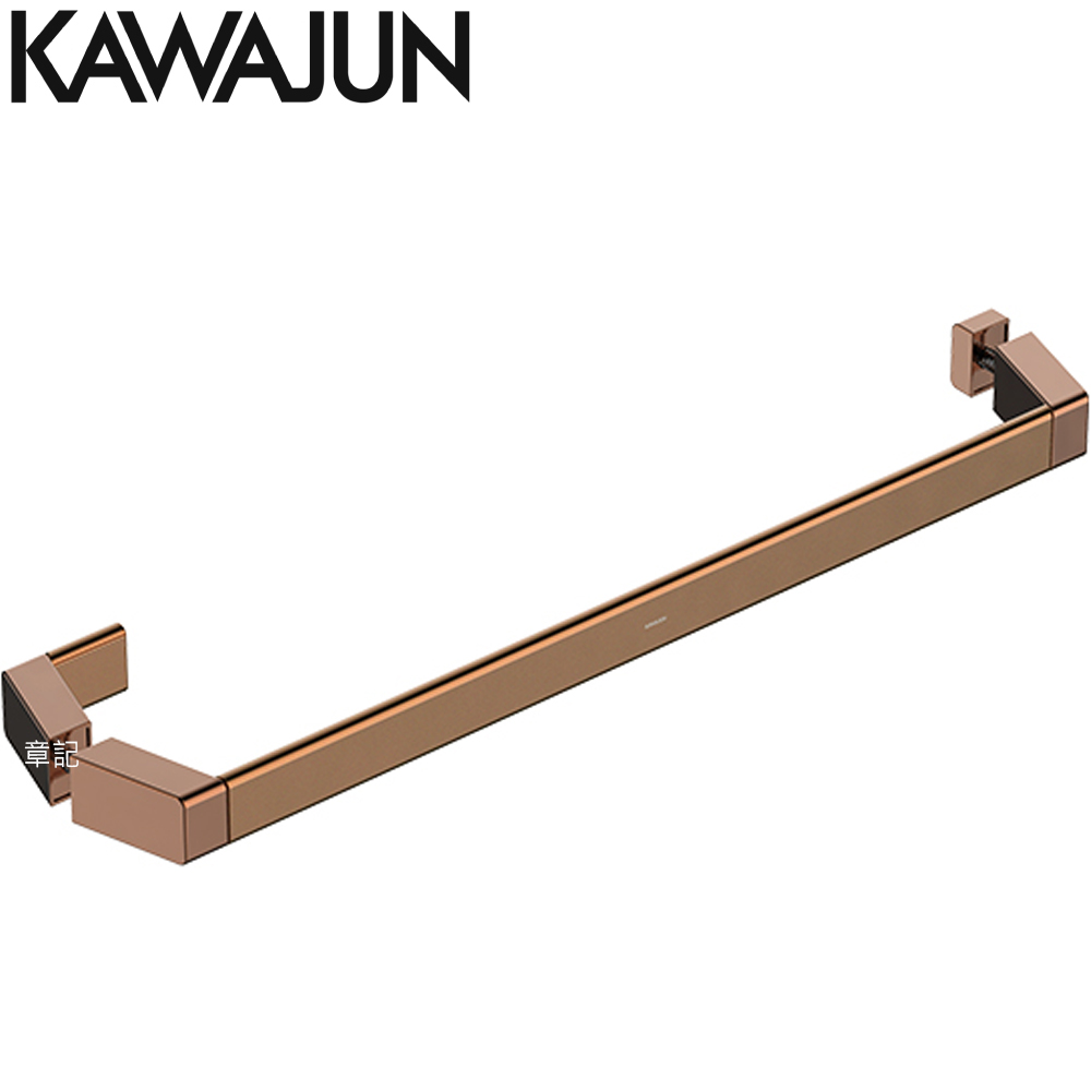 KAWAJUN 淋浴門把手(亮面玫瑰金) SH-027-P02-3