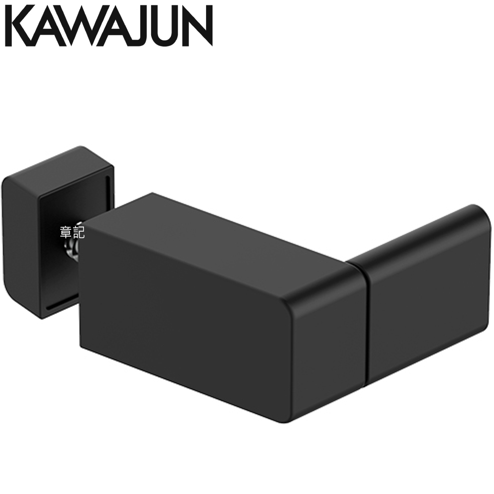 KAWAJUN 淋浴門把手(磨砂黑) SH-027-P09-6