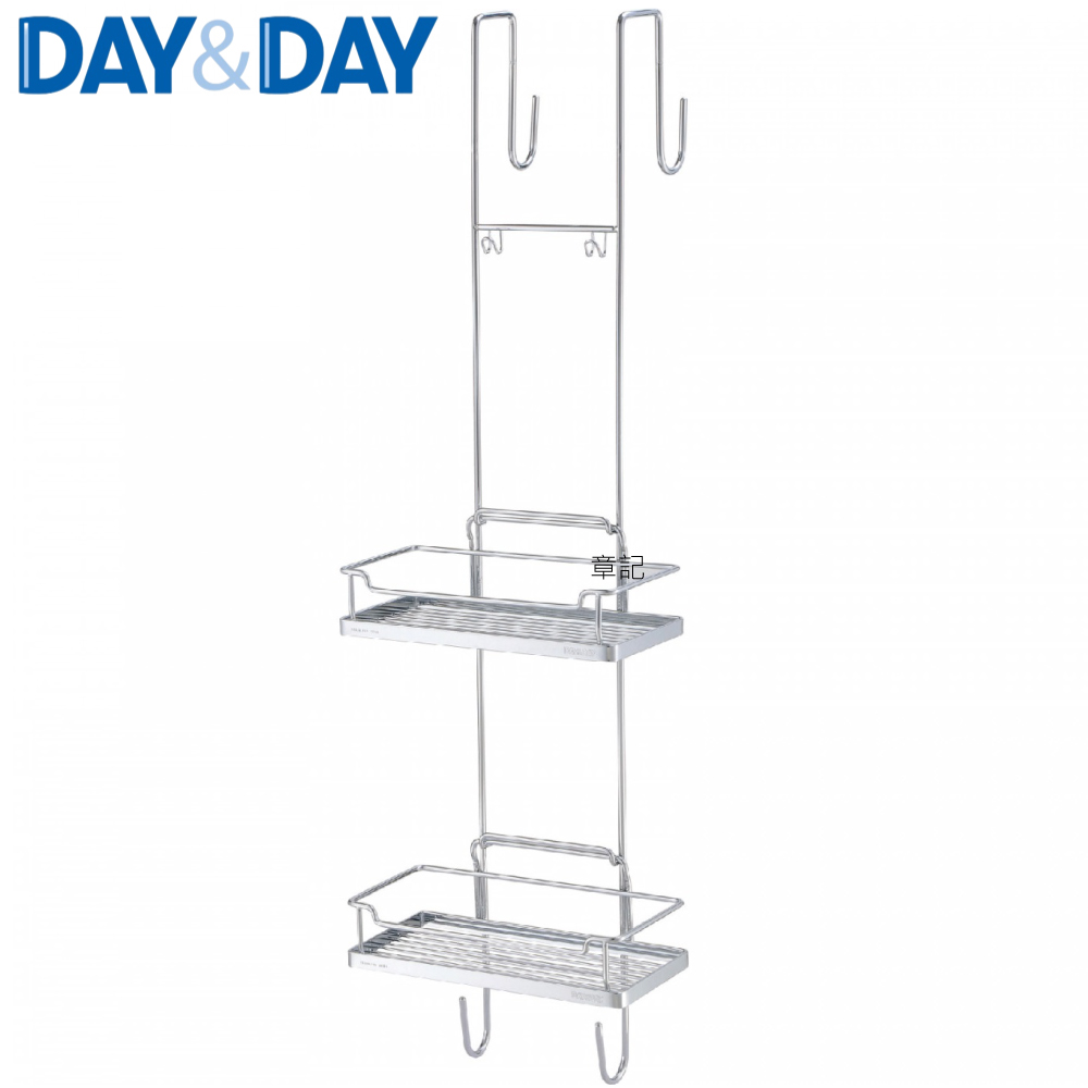 DAY&DAY 淋浴拉門雙層置物架 ST2295-2  |浴室配件|置物架 | 置物櫃