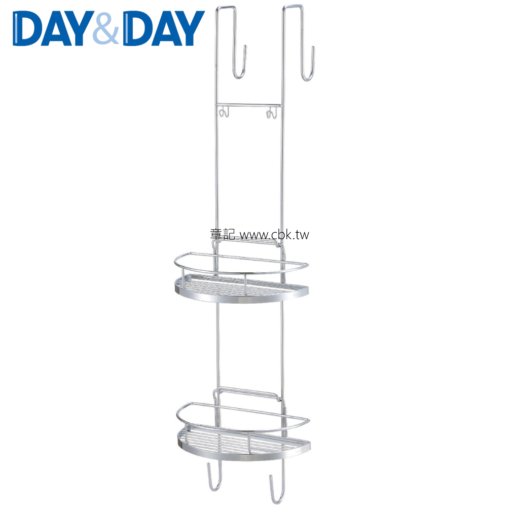 DAY&DAY 淋浴拉門雙層置物架 ST2299-2  |浴室配件|置物架 | 置物櫃