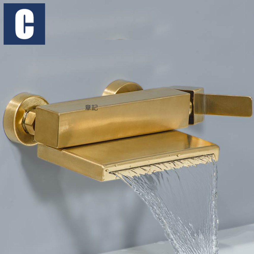 CBK Sandro 不鏽鋼瀑布龍頭(鈦金色) Sandro2808A-T  |SPA淋浴設備|沐浴龍頭