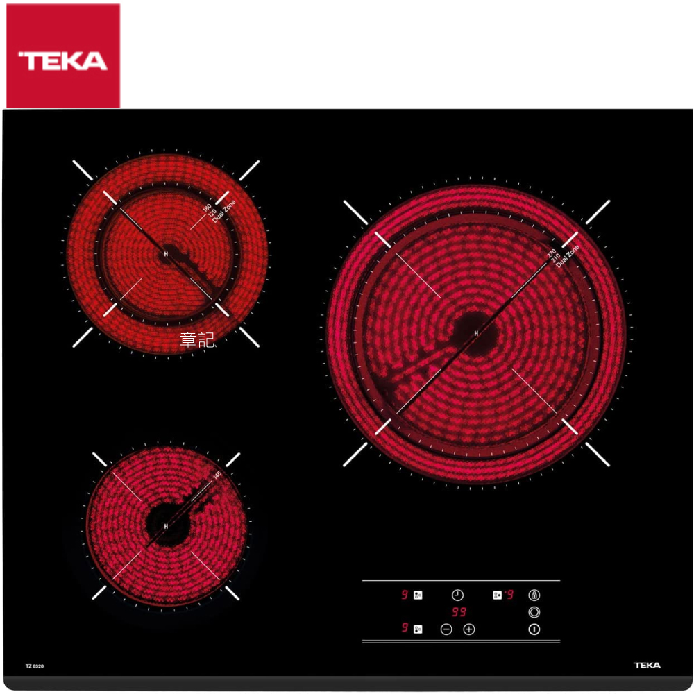 TEKA三口電陶爐 TZ-6320【全省免運費宅配到府】 