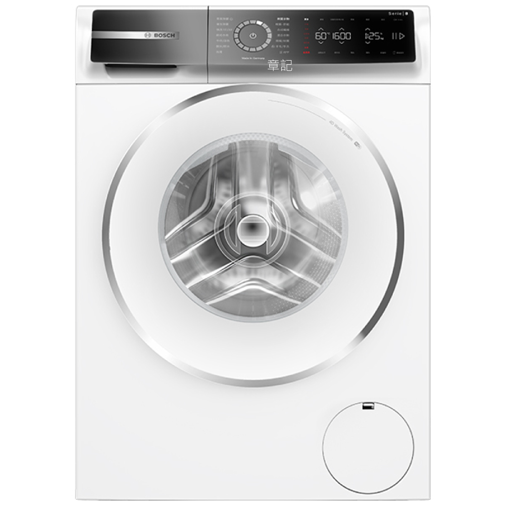BOSCH 蒸氣除皺洗衣機 WGB25600TC 【全省免運費宅配到府】  |洗衣機 . 乾衣機 . 電子衣櫥|洗衣機