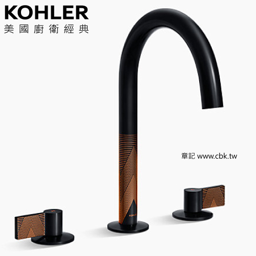KOHLER Edge系列缸上型龍頭(黑烙金) K-24711T-4-3GC 