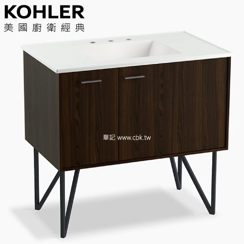 KOHLER Jute 浴櫃盆組(90cm) K-77125-DW1_K-96016T-8-G81  |面盆 . 浴櫃|浴櫃