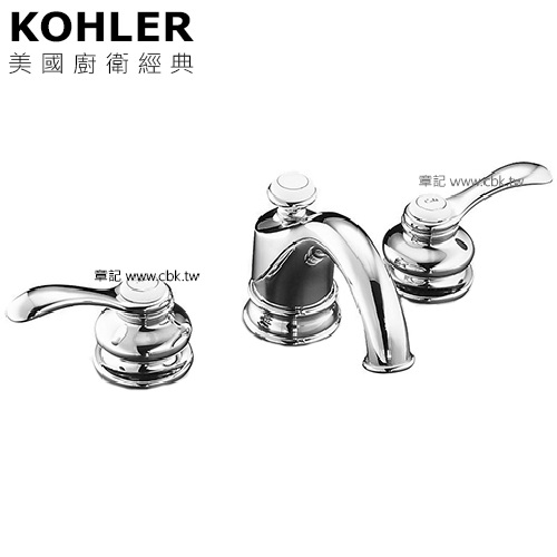 KOHLER Fairfax 三件式臉盆龍頭 K-8658T-B-CP  |面盆 . 浴櫃|面盆龍頭