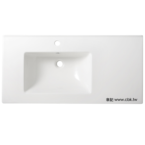 電光牌(TENCO)一體式檯面盆(101cm) L-1720A2 