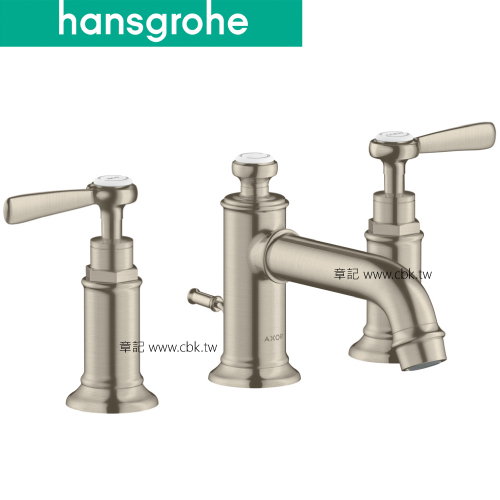 hansgrohe AXOR Montreux 三孔臉盆龍頭 16535-82  |面盆 . 浴櫃|面盆龍頭