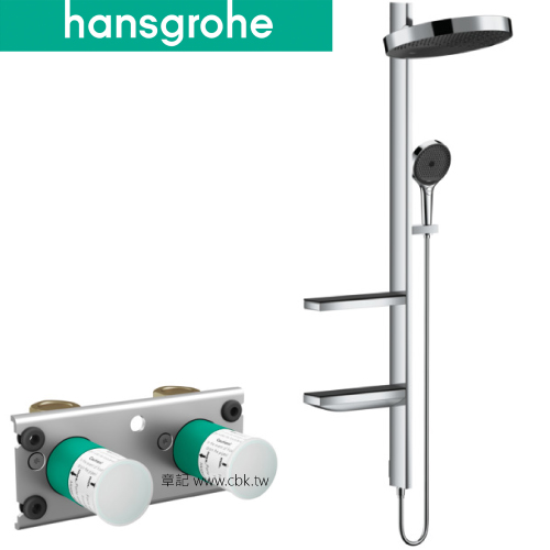 hansgrohe Rainfinity 淋浴柱(含軸心) 26842_26840-18  |SPA淋浴設備|淋浴柱