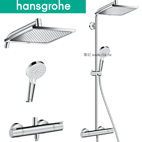 hansgrohe Crometta E 恆溫淋浴柱 27271  |SPA淋浴設備|淋浴柱