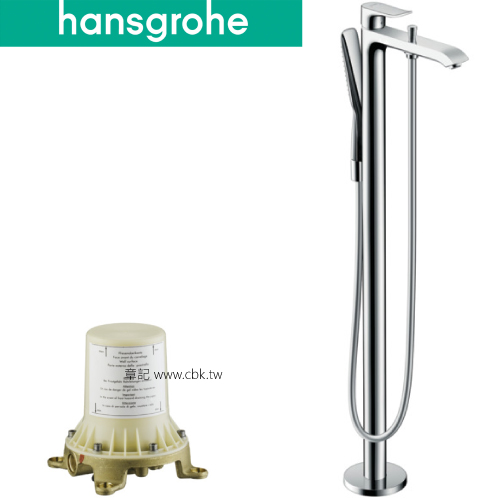 hansgrohe Metris 落地式浴缸龍頭(含預埋軸心) 31471_10452-18  |SPA淋浴設備|浴缸龍頭