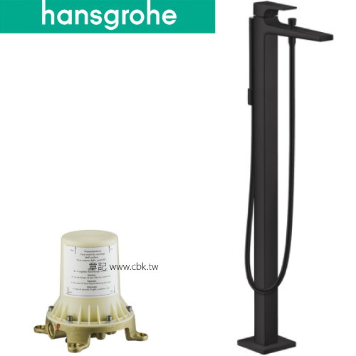 hansgrohe Metropol 落地式浴缸龍頭(含預埋軸心) 32532-67_10452-18 