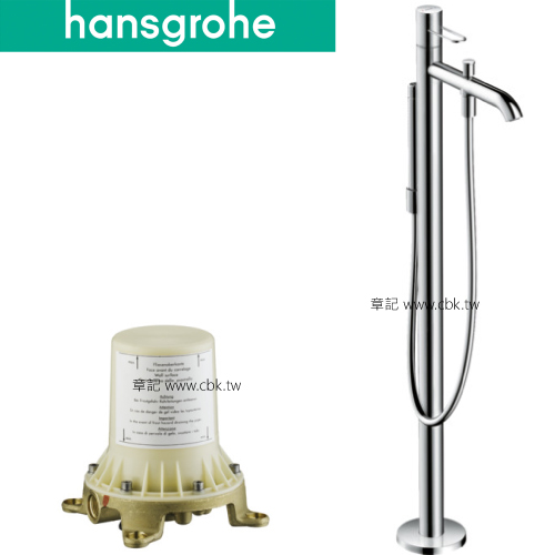 hansgrohe AXOR Uno 落地式浴缸龍頭(含預埋軸心) 38442_10452-18  |浴缸|浴缸龍頭